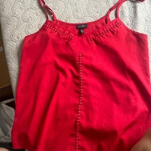 red blouse